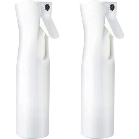 Vaporisateur rechargeable visage coiffeur. Spray brumisateur à eau vide Bouteille mist Spray vide Rechargeable pour Nettoyage Vaporisateur Cheveux Produit Coiffure Falcon plante (300 ml (2 unités))