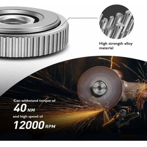 écrou de serrage à dégagement rapide M14 1/2 pour meuleuse d'angle à changement rapide pour meuleuse d'angle Bosch Metabo Makita