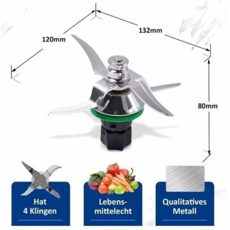 Couteau Thermomix TM5, Lame pour Robot Thermomix Vorwerk TM5, Pièce Détachée et Accessoire de Rechange - RWAccessoires cuisine et cuisson