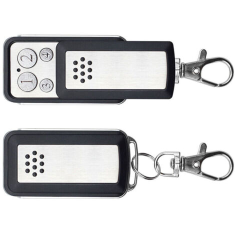 Telecommande Portail, 2 Pièces Télécommandes de Garage 433,92 MHz, Bip Portail Universelle pour 114253 104257 104251, Compatible avec A-vid-sen, Ex-tel, T-hom-Son, 4 Boutons