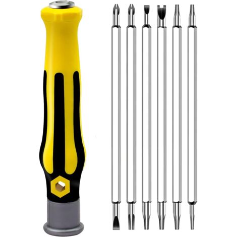 Jeu de tournevis 13 en 1, outil de démontage multifonctionnel portable et compact, adapté à tous types d'appareils électriques de petite et moyenne taille. (1/5)