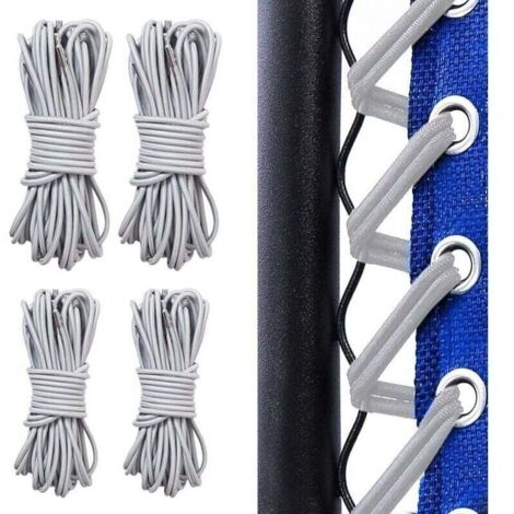 4 Pièces Corde Remplacement élastiques, Elastique Lafuma, Cordons De Remplacement De Chaise Zéro Gravité, Lafuma Fauteuil Relax, Zero Gravity Chaise Pliante, Chaise Longue (Gris)