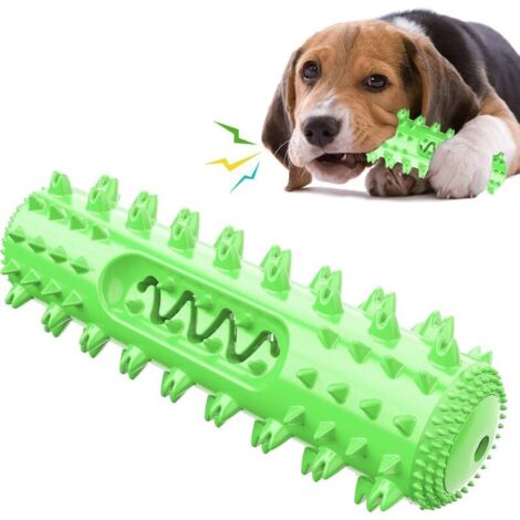 Jouet interactif indestructible pour grands chiens. Jouet à mâcher en caoutchouc naturel. Jouet couineur pour chiens de petite et moyenne taille. (1/5)