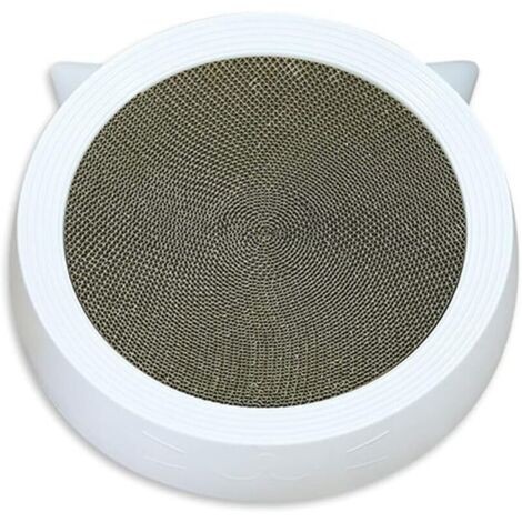 Arbre à chat, griffoir en carton ondulé, tapis de ponçage en carton résistant pour chats dodus, grand griffoir pour lit/salon, recyclé pour protéger les meubles, gamelle à griffer (1/5)