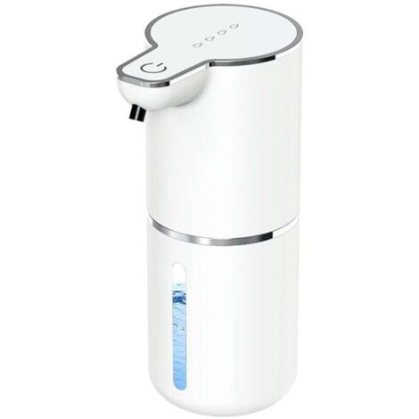 Distributeur de Savon Automatique, 350ml Distributeur Savon Cuisine, USB Rechargeable Distributeur Savon Automatique, pour Cuisine, Salle de Bain
