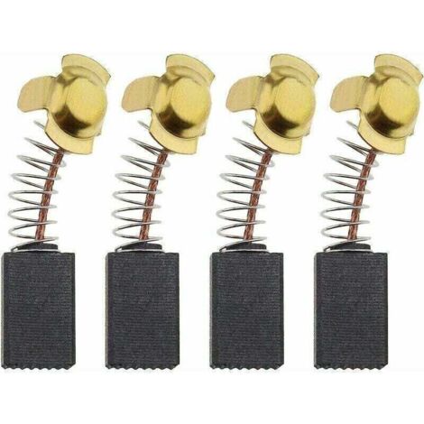 2 Paires Balais de Charbon Moteur Rechange de Perceuse Filaire tibles avec Titan TTB653SDS 1500w SDS Plus, 6x10x16mm