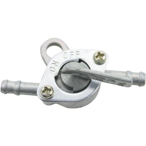 Commutateur de Filtre de Robinet de réservoir de Carburant en Ligne de Zinc de 6mm x de 55mm Remplacement pour Le Bicyclette de VTT de Pit Quad Buggy 50cc 70cc 90cc 110cc 125cc Scooteur ATV Go Kart JU (1/4)