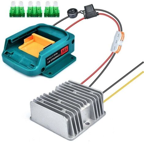 Convient pour Makita 18 V à 12 V DC régulateur Buck adaptateur BL1860/15A 180W