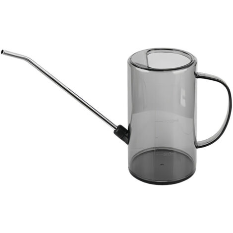 Arrosoir Arrosoir Long Bec Arrosoir Arrosoir Pot Plante en pot avec échelle Gris 1.5L
