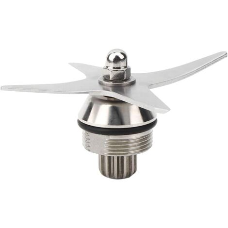 Lame de rechange à 4 lames pour utilisation avec des aliments humides, en acier inoxydable 104675, compatible avec l'accessoire broyeur à glace Vitamix Home Crusher. (1/5)