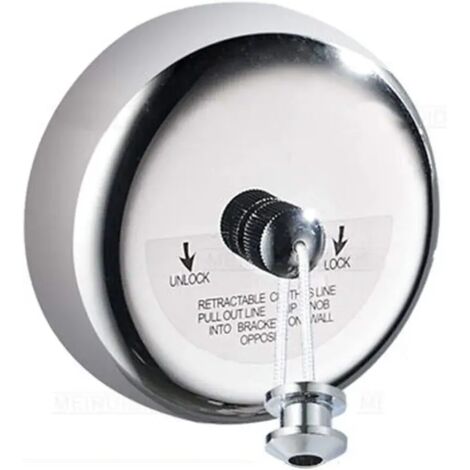 Linge rétractable pour Salle de Douche de Salle de Bain à Linge- 304 en Acier Inoxydable (1/5)