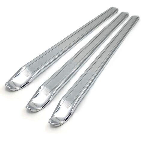 3pcs Outils Manuel pour Démonte de Pneu Vélo Moto, Levier de Pneu en Métal 30cm - Argent (1/5)