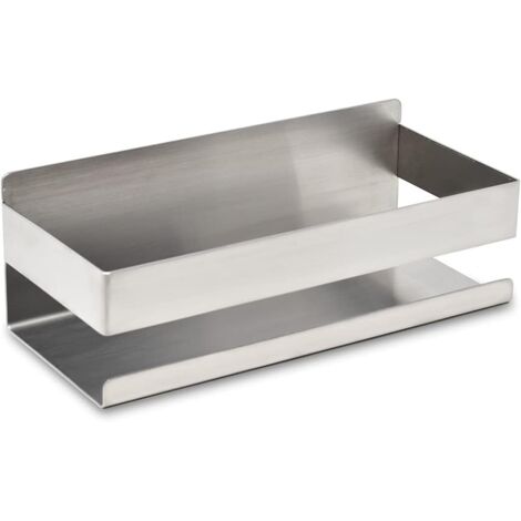 Serbia – Étagère de douche chromée en acier inoxydable – Fixation sans perçage avec ventouse – Dimensions 23x9x7,3cm – Résistante à la rouille