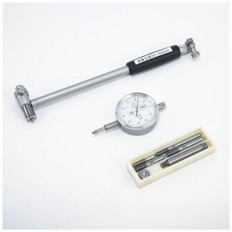 Jauge d'Alésage 50-160MM, Vérificateur d'Alésage Indicateur de Jauge d'Alésage Calibre du Diamètre Intérieur Kit pour Mesurer Dimensions Internes des Pièces, Cadran Alésage