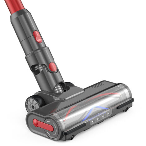 Brosse pour Dyson V7 V8 V10 V11 V15, Tete Balai Dyson avec Brosse Turbo et Brosse Velours Douce, 4LED et Verrou de Gâchette, Accessoire Dyson pour Moquette, Parquets (1/4)