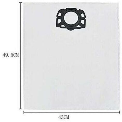 Lot De 10 Sacs Pour Aspirateur Karcher Wd4 Wd5 Wd6 Mv4 Mv5 Mv6 (1/4)