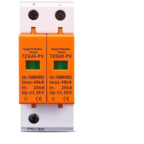 Parasurtenseur domestique DC SPD 1000 V 20 kA 40 kA, parafoudre basse tension, 1 pièce (1/4)