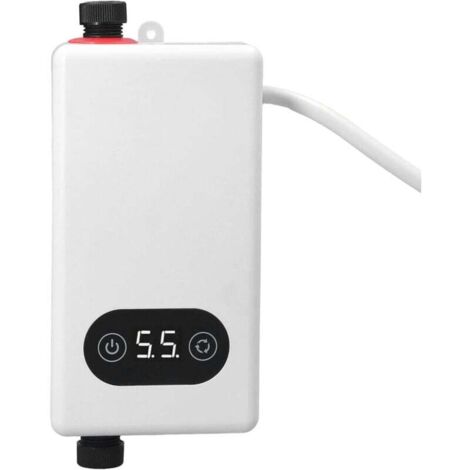 Aiperq Chauffe-eau électrique, Chauffe-eau Instantané, 220V 3,4KW Conversion de Fréquence Chauffe-eau électrique sans Réservoir à Température Constante (1/4)