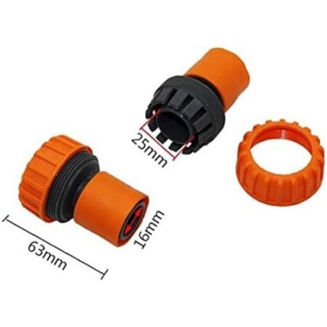 CSPARKV Connecteur De Tuyau De 1pc 25mm Tuyau De Jardin Raccord De Jardin 1 Pouce Robinet De Jardin Connecteurs D'irrigation De Voiture Lavage De Voiture Adaptateur De Tuyau D'arrosage.