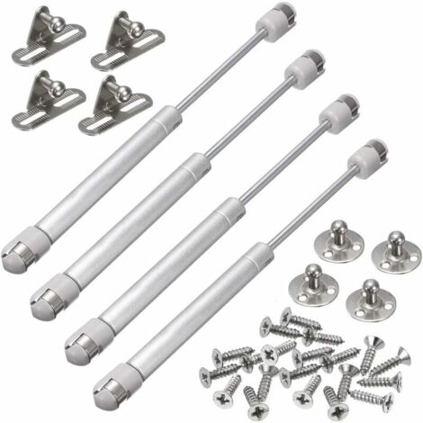 4 Vérins à Gaz Bras Pneumatique Verin Meuble Cuisine Hydraulique pour Levage de Porte Armoire Meuble (150N) (1/5)