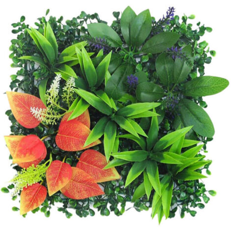 Panneaux muraux végétaux artificiels haie verte, mur de lierre, clôture, décoration murale de jardin décoration murale extérieure image mur végétal