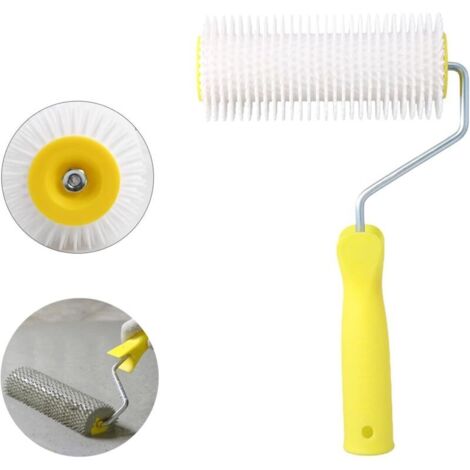 Rouleau Débulleur, Rouleau Enduit, Rouleau Debulleur Ragreage Rouleau À Pics Pour L'aération Des Revêtements De Sol,Qualité Professionnelle, Idéal Pour Tout Type De Sol