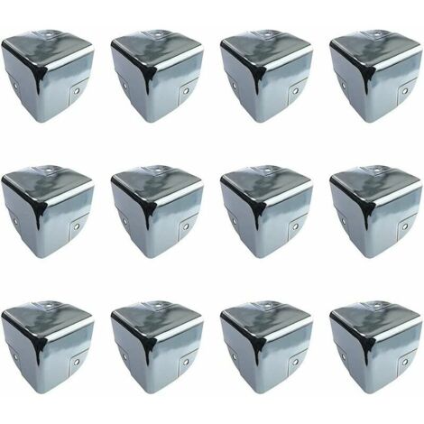 Protection pour meubles Protecteurs d'angle en Métal Protection Coin de Table 12 Pièces Équerres de Protecteur d'angle Métal Edge Protège Coins pour Tables et Meubles Pointus (1/5)