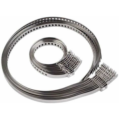 10PCS Pince De Joint HomocinéTique D'Arbre à Cardan Collier De Serrage En Acier Inoxydable RéGlable (1/5)