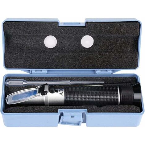 Réfractomètre professionnel, réfractomètre de test d'alcool portable 0-80%, instrument de mesure de compteur de testeur de vin