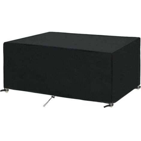 SNQ – Housse salon de jardin 180x100x75 cm – Imperméable en tissu Oxford – Anti-UV, antigel, coupe-vent – Compatible avec tous types de mobilier (1/5)