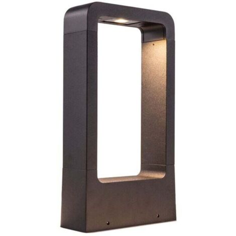 Borne d'extérieur Lampe de pelouse extérieur moderne et simple 7W LED IP65 étanche borne et potelet dexterieur pour les jardins, les portes d'entrée, les terrasses, les allées et les balcons