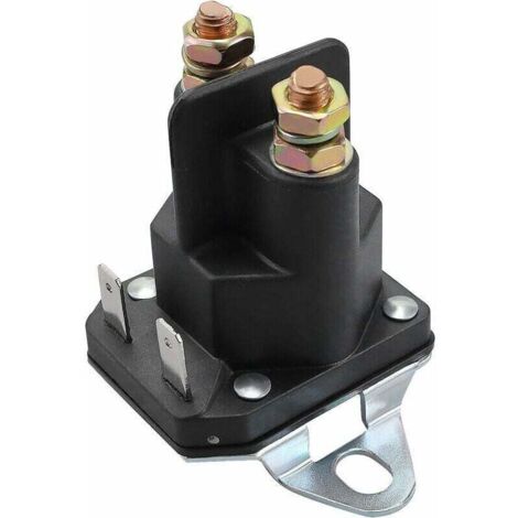 Relais De Solénoïde De Démarreur 12v 4 Broches Contacteur 12 Volts 762-1261-211-51, Convient Pour Tondeuse À Gazon, Motoneige, Voiturette De Golf Et Tracteur De Pelouse, Etc