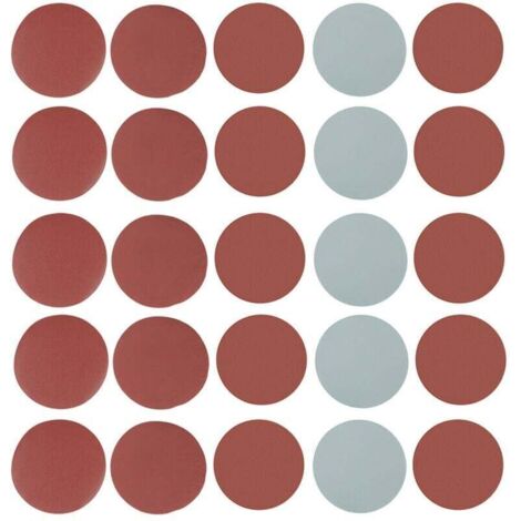 Papier à Poncer 25pcs Coloré 800 1000 1500 2000 3000 Mélanger Poncer Sander Disque Ponçage Papier Tampons Papier abrasif Ensemble de Ponçage pour le Ponçage Polissage Derusting (1/4)