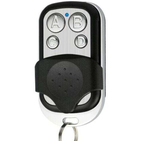 SNQ – Télécommande universelle 433,92 MHz pour portail automatique – Programmable avec 4 codes – Alimentation batterie 12V incluse – Large rayon d'action
