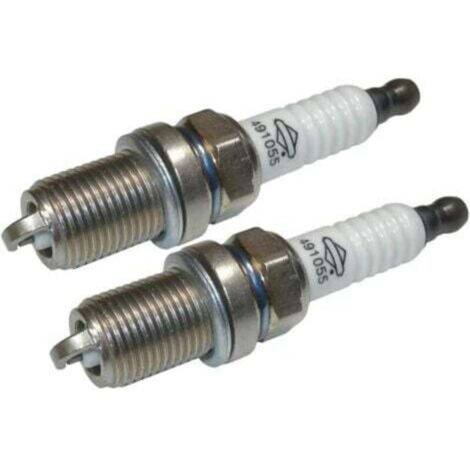 2 pièces accessoires de machines de jardin remplacement bougies d'allumage Briggs & Stratton 491055S (1/3)