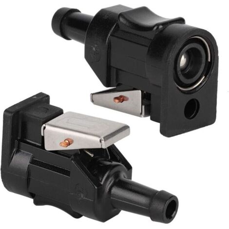Connecteur de conduite de carburant hors-bord, 1 paire de connecteur de conduite de tuyau d'essence Barb femelle pour moteur 8mm Hors-bord 6E5-24305-06-00