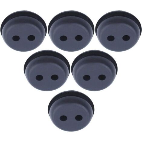 Réservoir de carburant Oeillet en caoutchouc pour trou 2 trous 21 mm (13/16 ") Coupe-herbe mangeur de mauvaises herbes Kit de remplacement