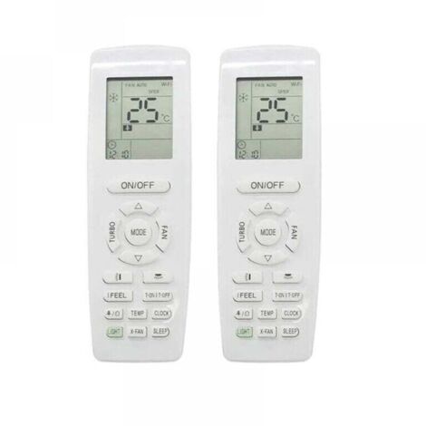 (2PCS) télécommandes de climatiseur , pour fonction de chauffage et de refroidissement, télécommande de remplacement