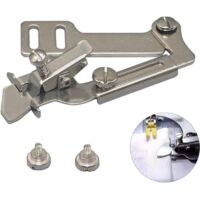 Reliure pour Machine à Coudre - Ourlet Roulé Pied Presseur - Machine à Coudre Reliure - Réglable Presseur - Pied de machine à coudre en acier inoxydable,Convient aux machines à coudre ordinaires
