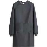 Tablier de cuisine imperméable PVC – Résistant à l'eau et à l'huile – Longueur 90cm, manches 70cm – Ajustable pour hommes et femmes