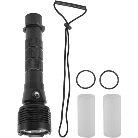 Strong Light Diving Flashlight 3600LM Long Range LED Dive Light Aluminum Alloy IPX8 Waterproof Diving Torch (1/5)
