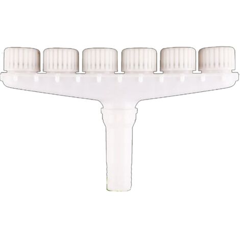 Sprinkler Head Plastic Multifunction Watering Misting Sprinkler for Garden Outdoor Agriculture Six Holes (1/5)