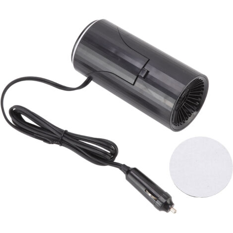 Black Portable Car Heater Quick Heating Automatic Overheat Protection Car Windshield Defroster 150W 24V (1/5)