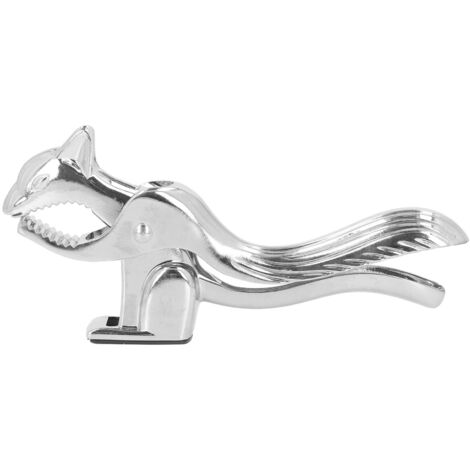 Walnut Cracker Clip Squirrel Shape Zinc Alloy Walnut Opener Multi Purpose Nutcracker for Chestnuts Pecans (1/5)