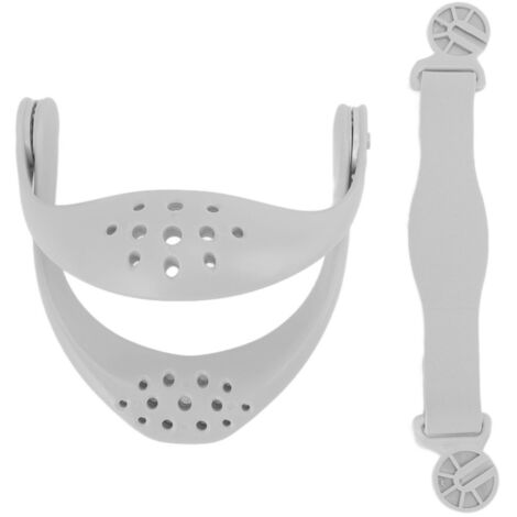 Neck Support Posture Corrector Neck Brace 360 Degree Adjustable Cervical Traction Device for Pain Pressure Relieve Grey (1/5)
