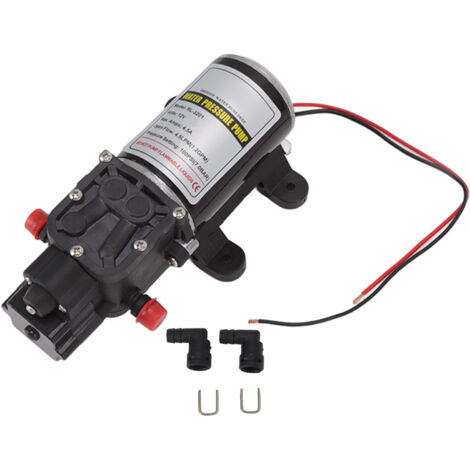 Diaphragm Water Pump Self Priming Intermittent Diaphragm Pump High Pressure Water Pump for Home Marine RL 3201(12V) (1/5)