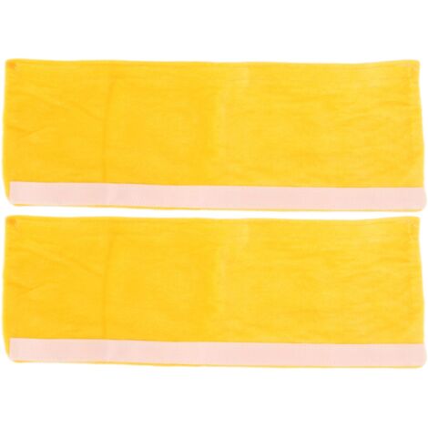 2pcs Refrigerator Door Handle Covers Soft Dustproof Refrigerator Handle Gloves for Kitchen Dining Yellow (1/5)