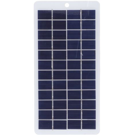 Polycrystalline Silicone Solar Panel 5W 12V High Light Transmittance Portable Solar Panel Charger for Street Lighting (1/5)