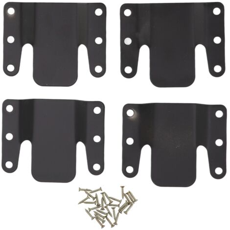 4 Sets Sofa Interlocking Universal Iron 0.5CM Aperture Sectional Couch Bracket for Home Dormitory (1/5)