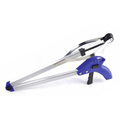 Long Grabber Foldable Reacher 81cm Clamp Picker Portable Tool for Litter Trash Coin